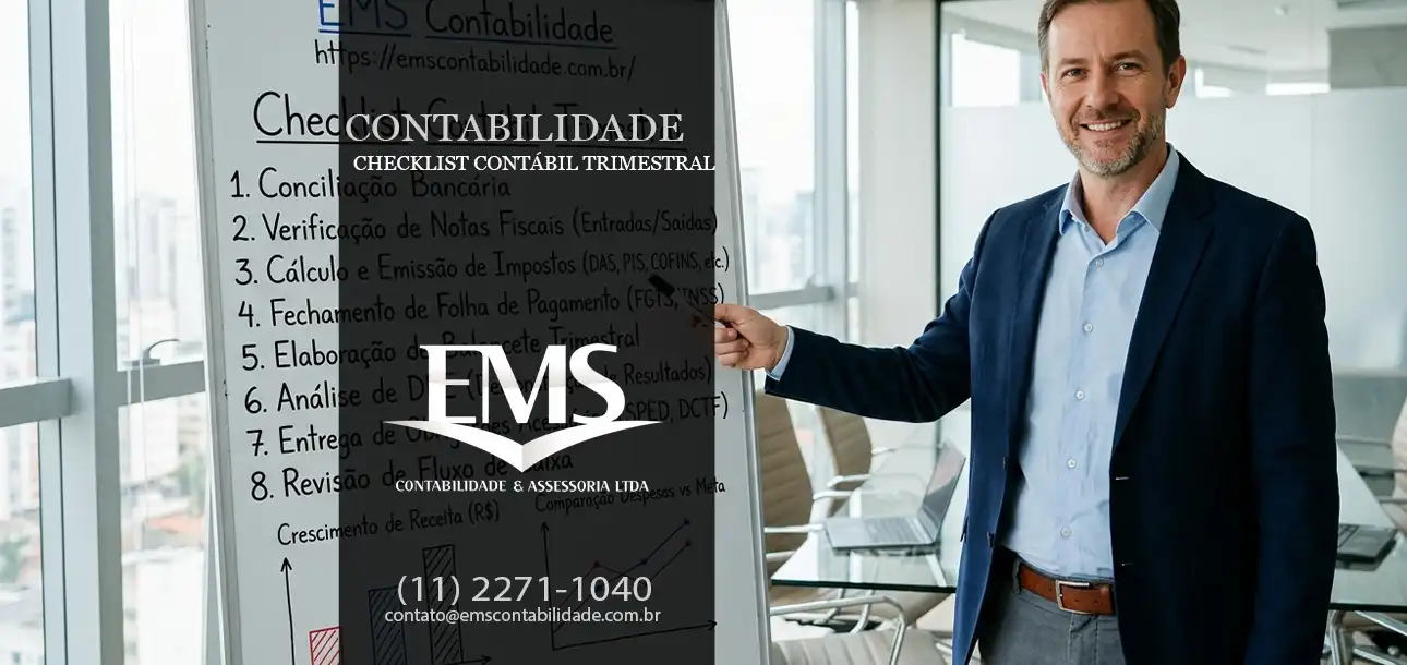 Checklist contábil trimestral