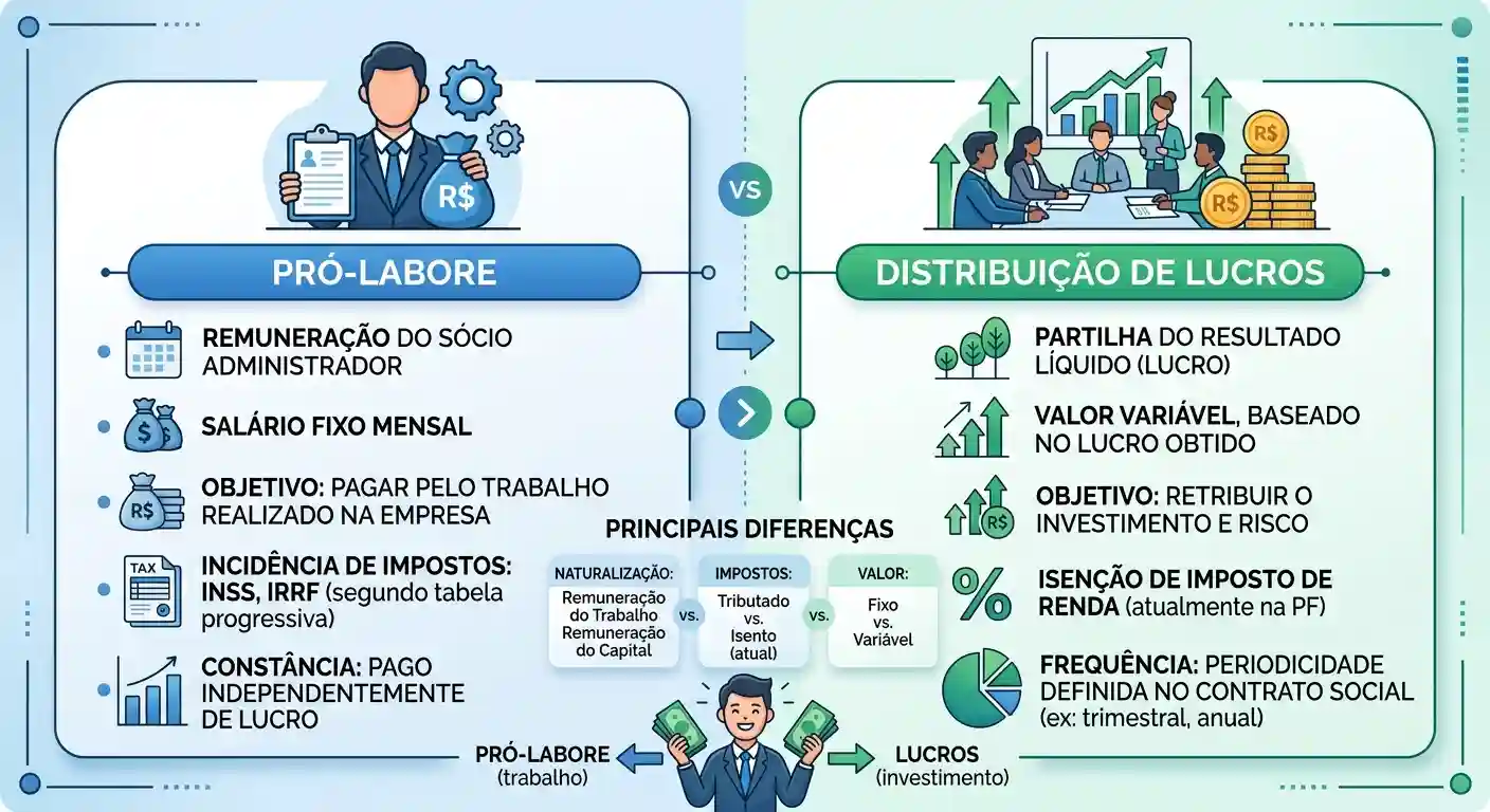 Pró-labore e Distribuição de Lucros